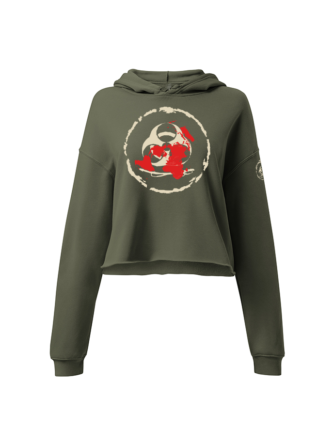 S.P World Crop Hoodie