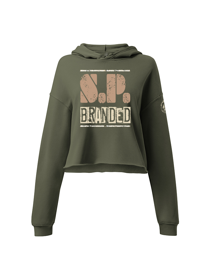 S.P Branded Crop Hoodie