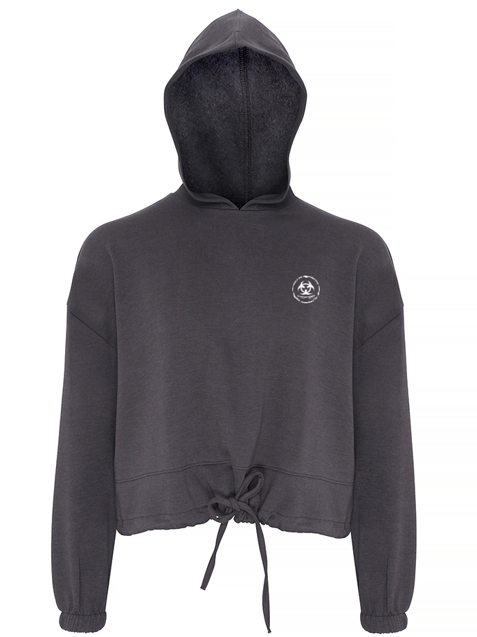 S.P B Cropped Oversize Hoodie