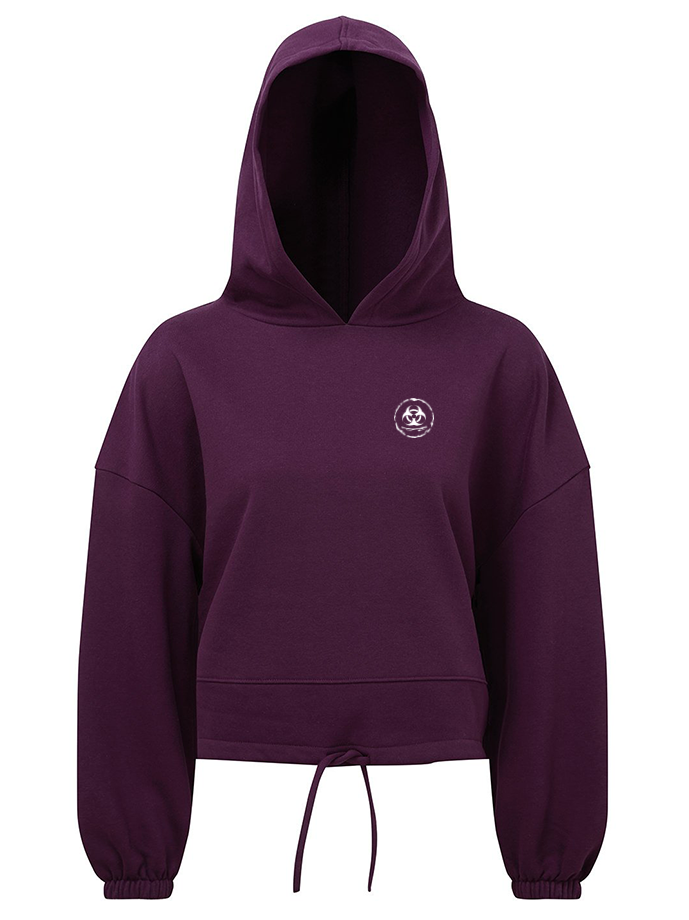 S.P B Cropped Oversize Hoodie