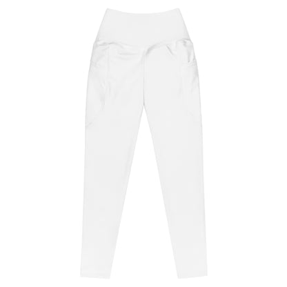 Shogun Wear White Leggings with pockets