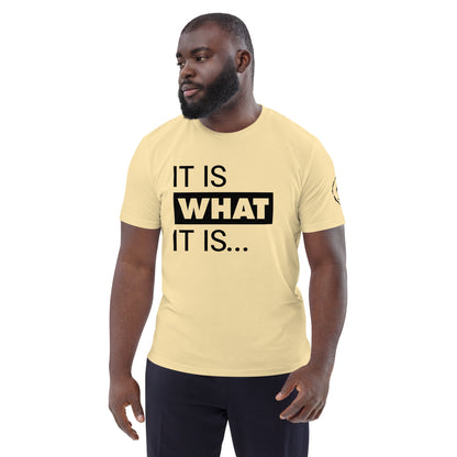 It is what it is. Organic Tee