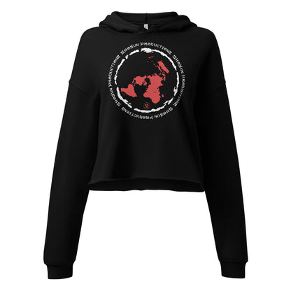 Shogun Flat Map Crop Hoodie