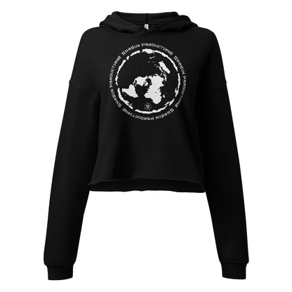 Shogun Flat Map Crop Hoodie