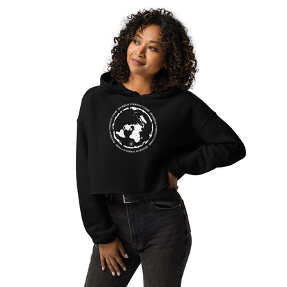 Shogun Flat Map Crop Hoodie