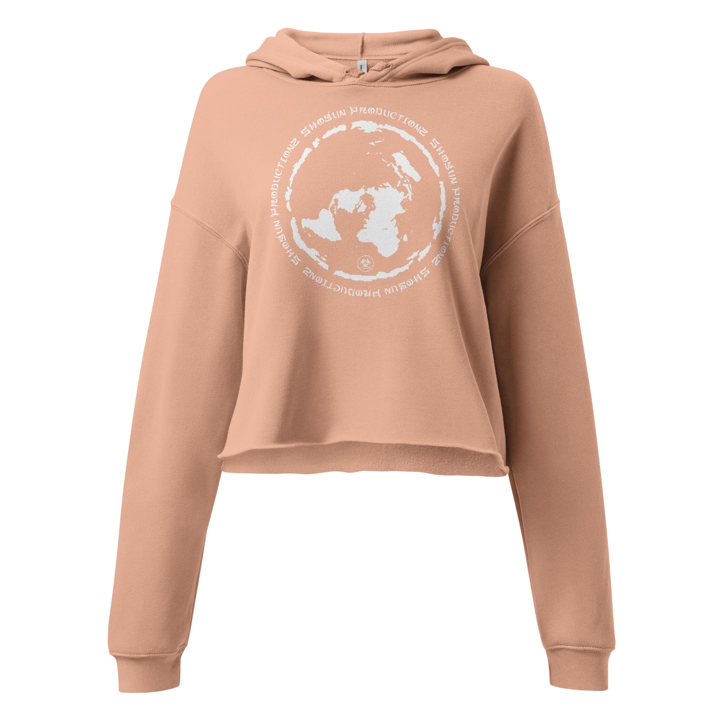 Shogun Flat Map Crop Hoodie