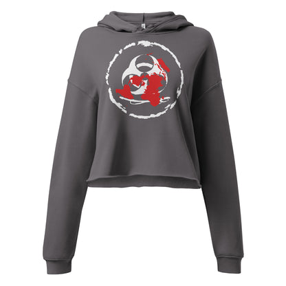 Shogun Flat Map Crop Hoodie