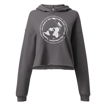 Shogun Flat Map Crop Hoodie